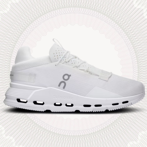 Like NEW On Cloudnova 2 All White Women’s Shoes US 8.5 - Picture 1 of 5